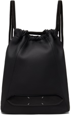 Maison Margiela Black Soft 5AC Drawstring Backpack