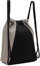 Maison Margiela Gray Soft 5AC Drawstring Backpack