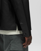 Calvin Klein Jeans Faux Leather Shirt Black - Mens - Overshirts