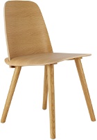 Muuto Beige Oak Nerd Dining Chair