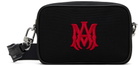 AMIRI Black MA Canvas Camera Case Bag