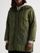 Engineered Garments - Reversible Padded Nylon-Ripstop Hooded Parka - Green
