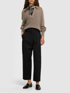 TOTEME - Double-pleated Cotton Straight Pants