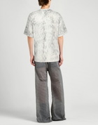 Acne Studios Mens T-shirt Cream