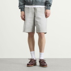 BEAMS Men's Damage Denim Shorts in Fade Chacoal