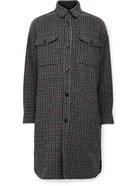 Isabel Marant - Kotajo Puppytooth Virgin Wool Coat - Gray