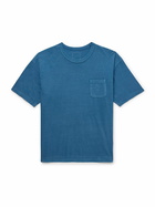 Visvim - Jumbo Garment-Dyed Cotton-Jersey T-Shirt - Blue