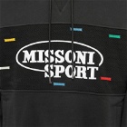 Missoni Men's Sport Logo Popover Hoody in Black/Heritage