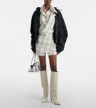 The Attico Lea 65 leather knee-high boots