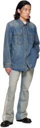 DRAE SSENSE Exclusive Blue Oversized Shirt