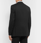 The Row - Archer Black Slim-Fit Grain de Poudre Virgin Wool Tuxedo Jacket - Black