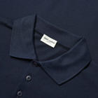 Saint Laurent Men's Classic YSL Polo Shirt in Navy