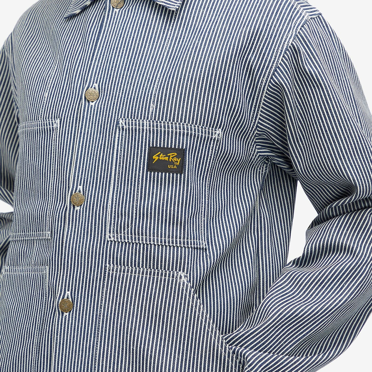 Stan Ray Men's Shop Jacket in Hickory Stripe Stan Ray