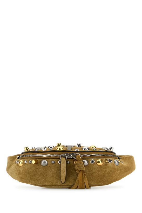 Photo: Valentino Garavani Beige Suede Nellcã´te Belt Bag