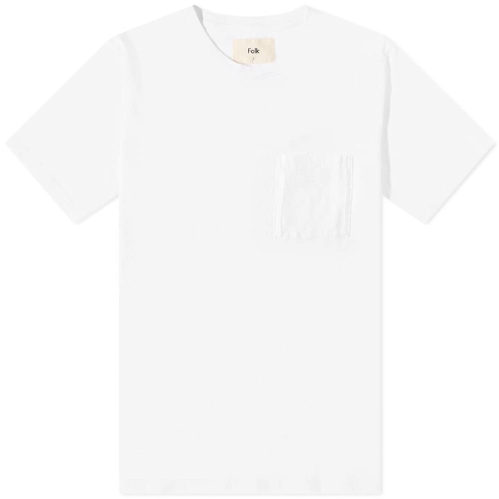 Photo: Folk Men's Pocket Assembly T-Shirt in White