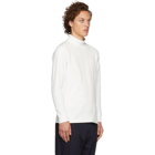 Blue Blue Japan White Slub Cotton Turtleneck