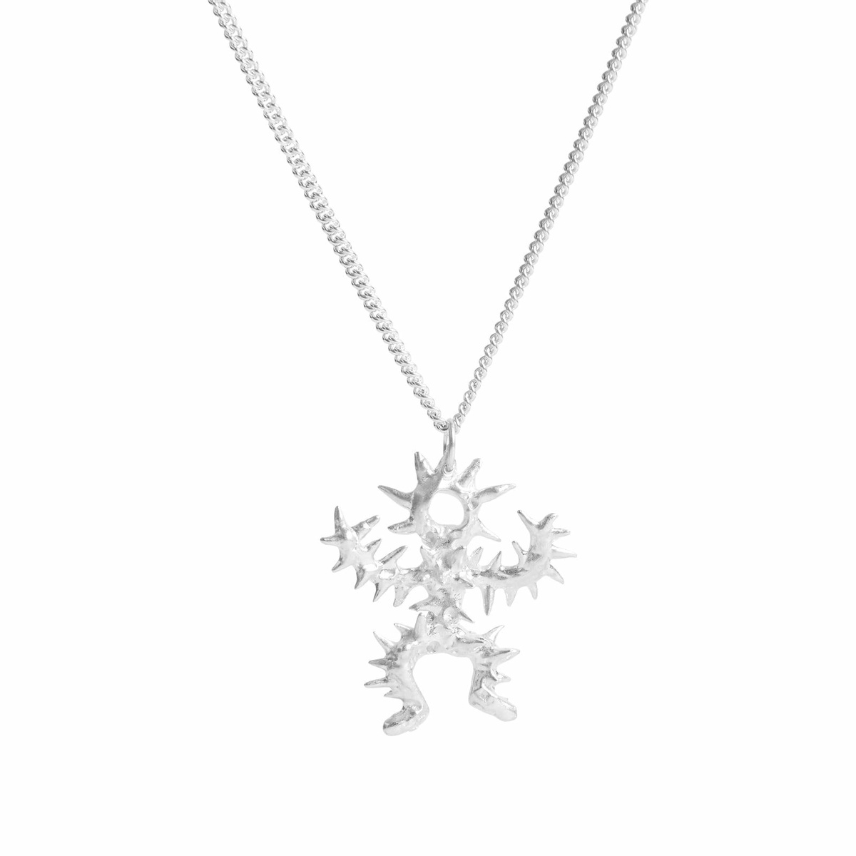 Heresy Men's Thorny Chain in Oxidised Silver 
