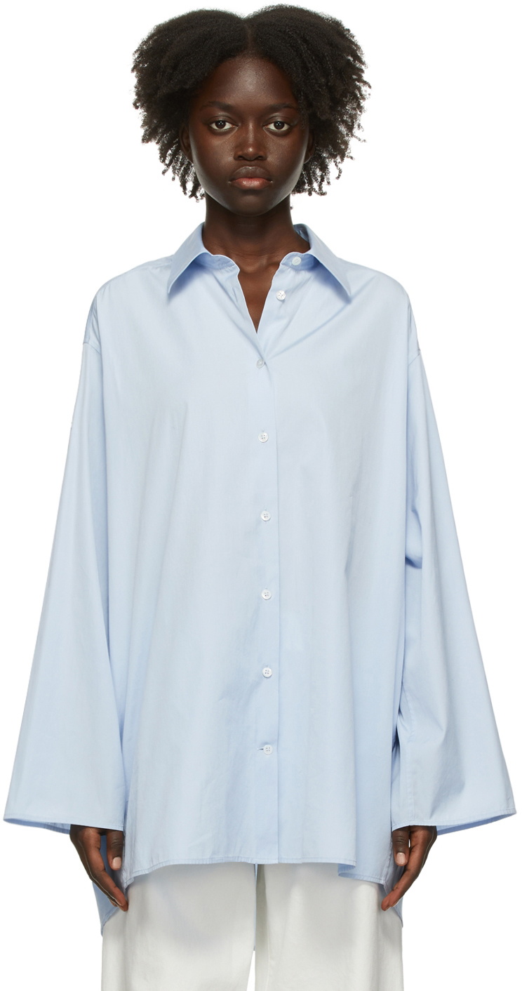 The Row Blue Elden Shirt The Row