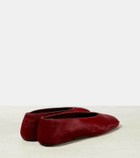 The Row Eva Two calf hair ballet flats