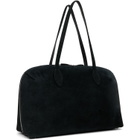 TOTEME Black Suede Day Tote