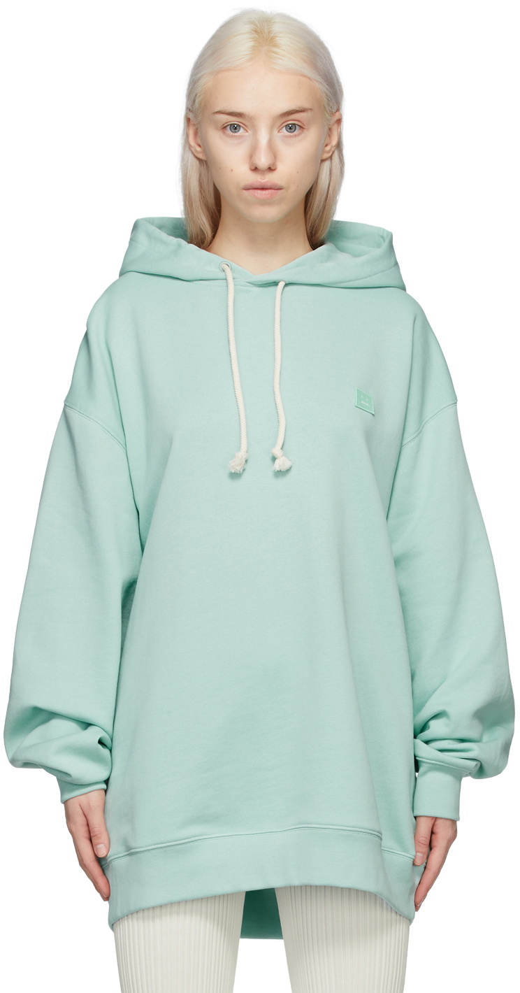 Acne green hoodie Clearance