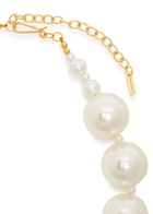 Completedworks Faux Pearl-embellished 18kt Gold-plated Necklace - One Size