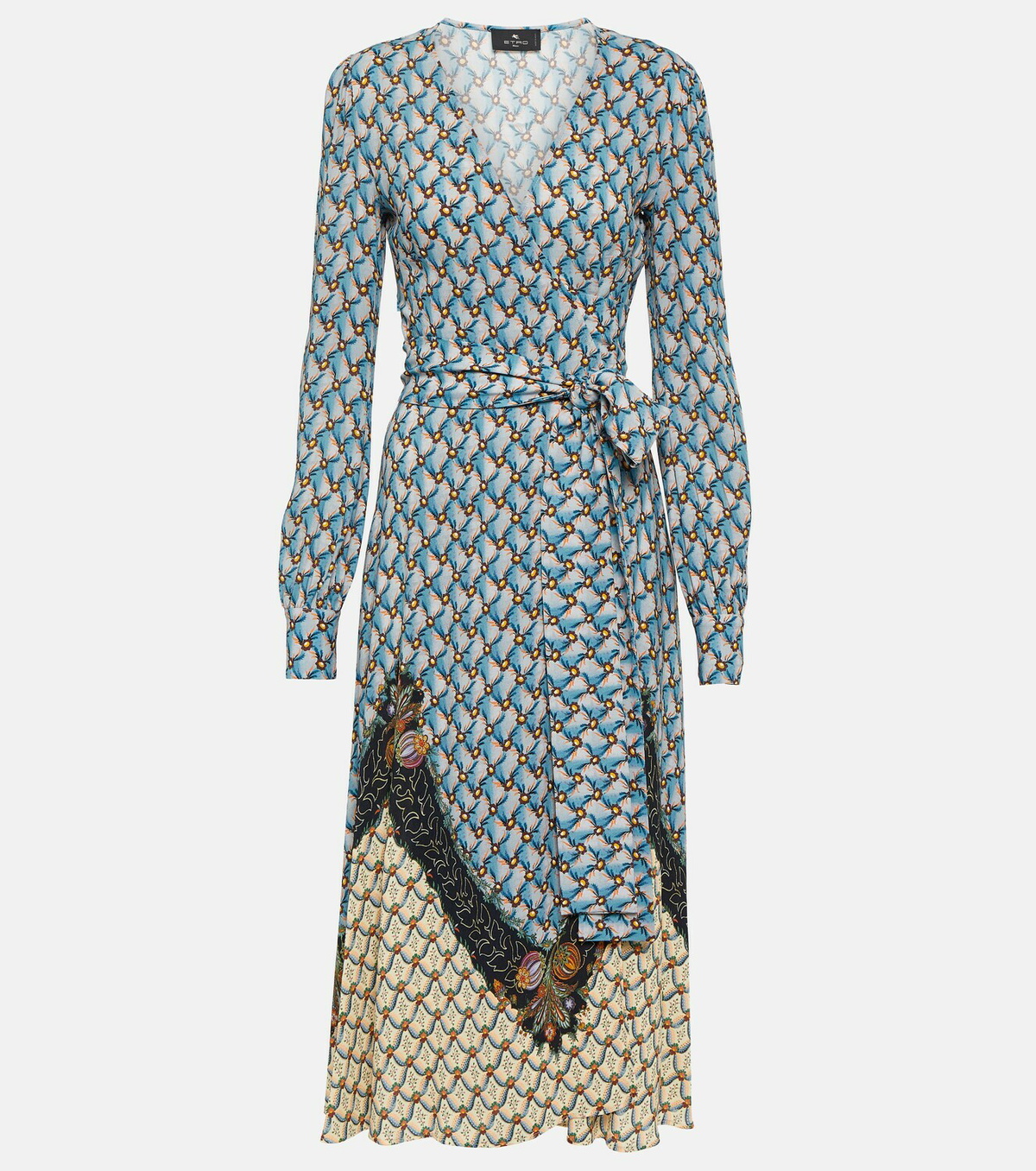 Etro Floral sablé midi dress Etro