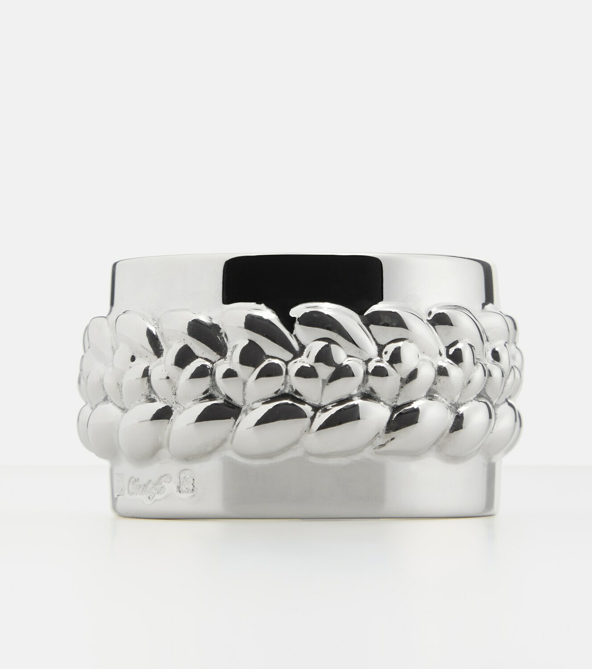 Christofle Babylone silver-plated napkin ring