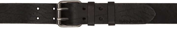 Photo: Nudie Jeans Black Leather Jeffson Belt