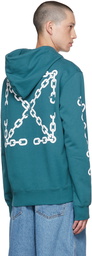 Off-White Green Chain Hoodie