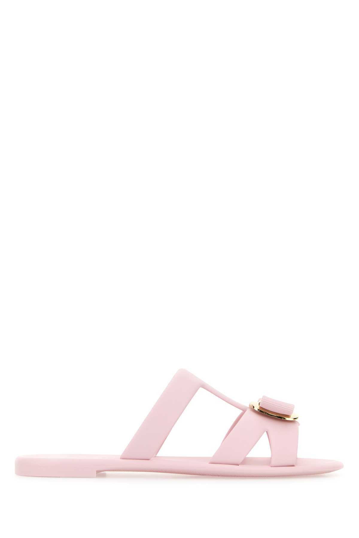 Ferragamo Black Sporty Origami Knot Slides Salvatore Ferragamo