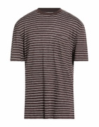 Brunello Cucinelli Mens T-shirt Dark in Brown