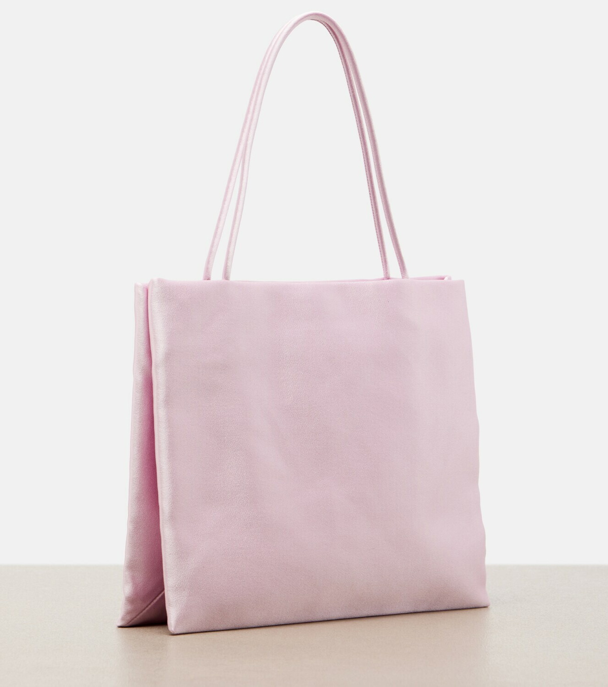The Row Cecily Medium satin tote bag