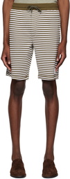 Paul Smith Brown Stripe Shorts