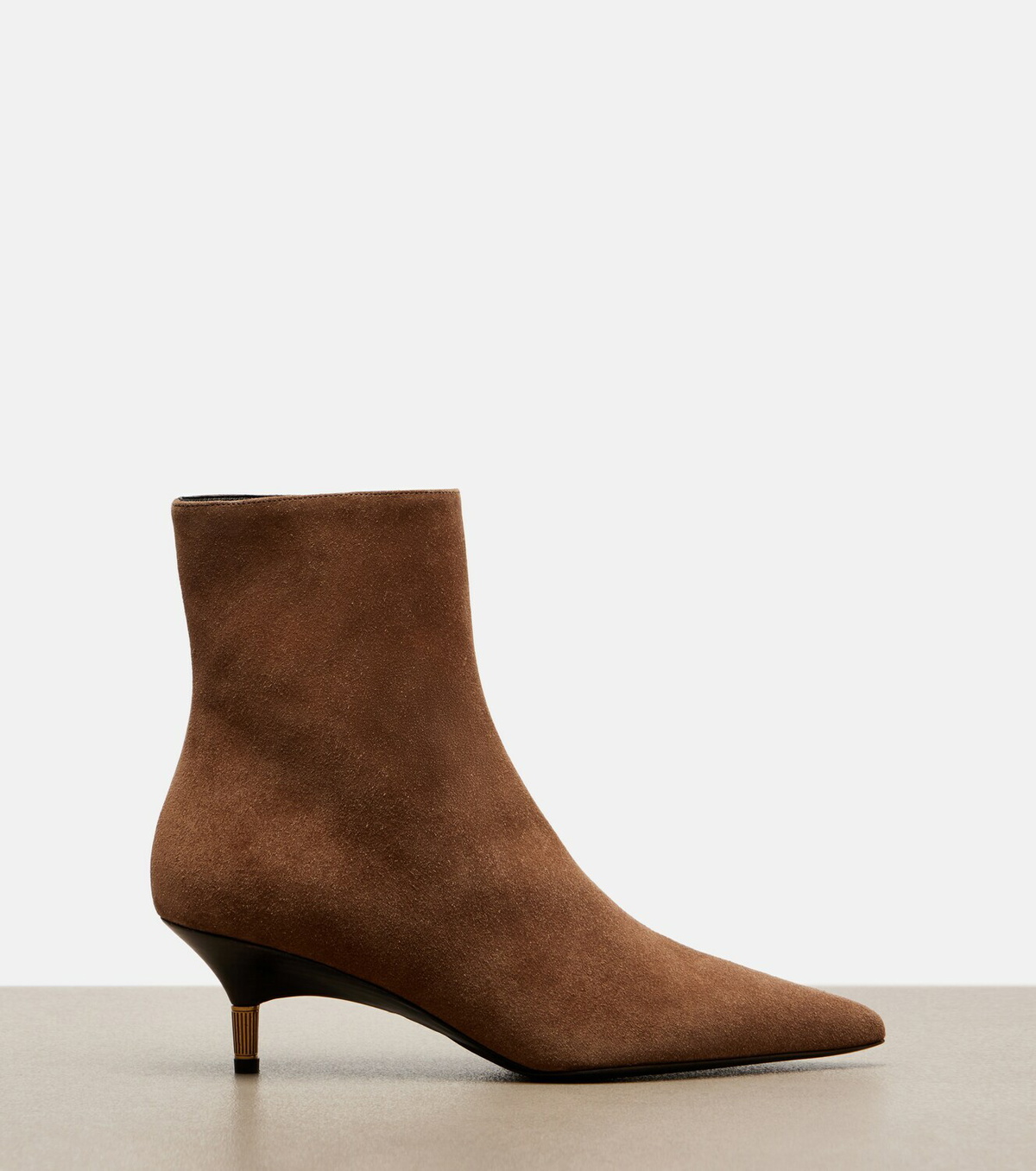 Khaite Bella suede ankle boots