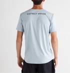 DISTRICT VISION - Slim-Fit Air-Wear Stretch-Mesh T-Shirt - Blue