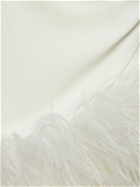 16ARLINGTON - Minelli Crepe & Feathers Long Dress