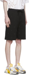 Valentino Black Rockstud Shorts