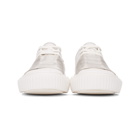 both White Pro-Tec Strap Sneakers