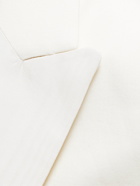 Favourbrook - Slim-Fit Theobold Grosgrain-Trimmed Herringbone Cotton Tuxedo Jacket - Neutrals