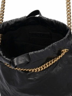 BALENCIAGA - Xs Crush Leather Tote Bag