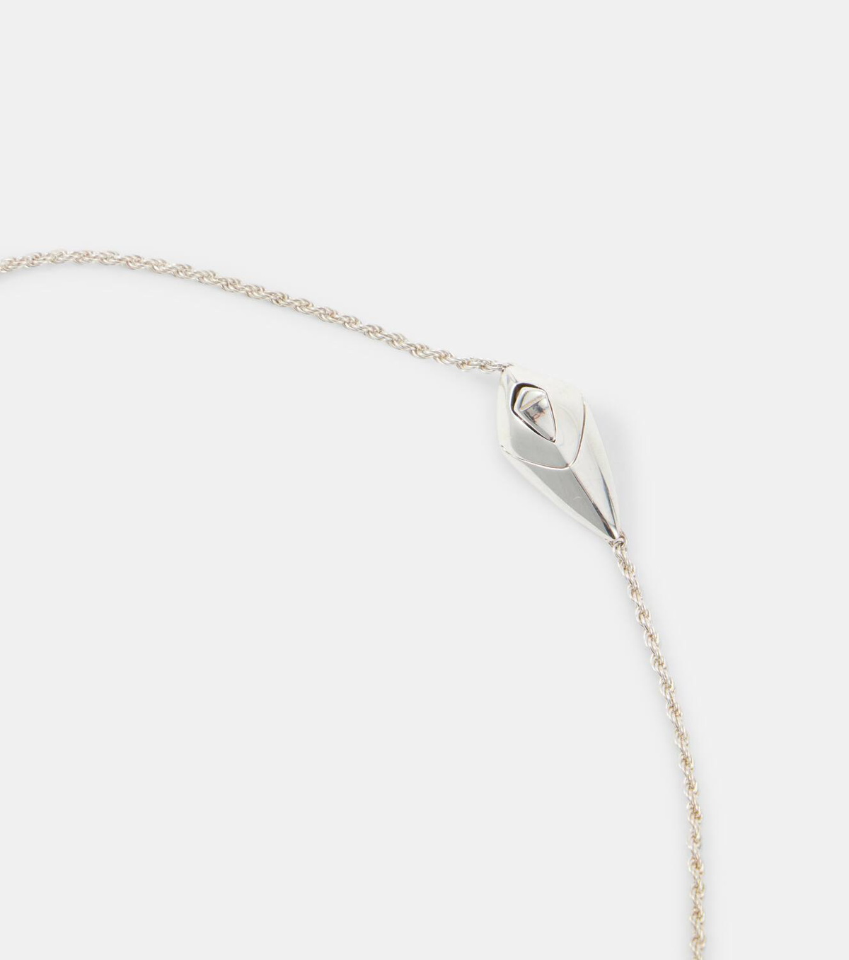 Bottega Veneta Sterling silver necklace with freshwater pearl