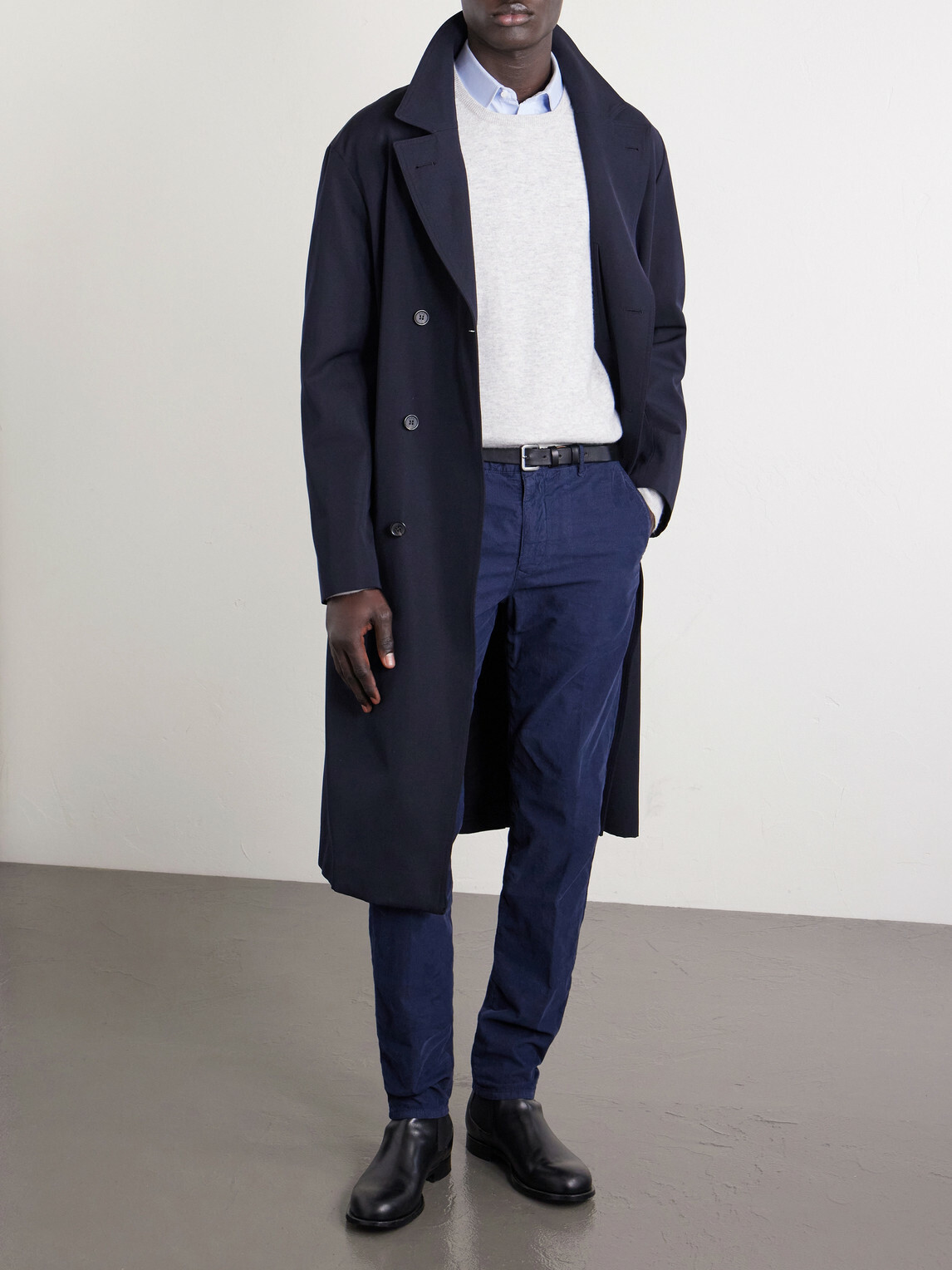 Slowear - Straight-Leg Cotton-Corduroy Trousers - Blue
