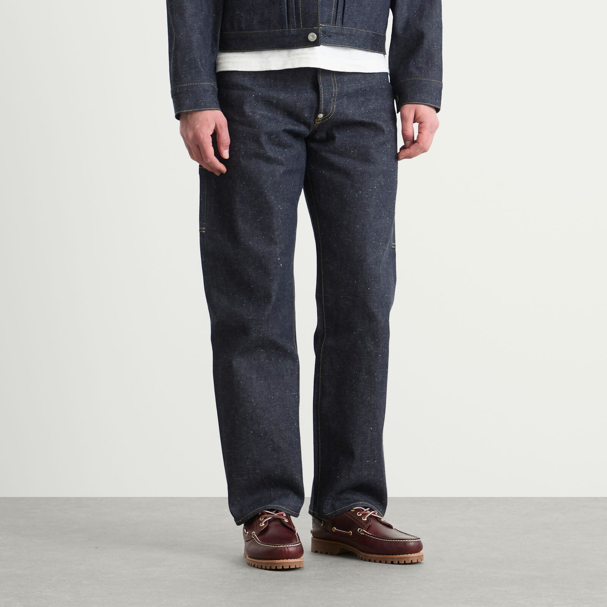 Human Made Men's Straight Leg Selvedge Past Denim Jeans in Indigo