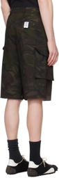 Prototypes Khaki New Overdyed Camo Shorts