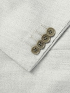 Kiton - Double-Breasted Wool and Cashmere-Blend Blazer - Gray