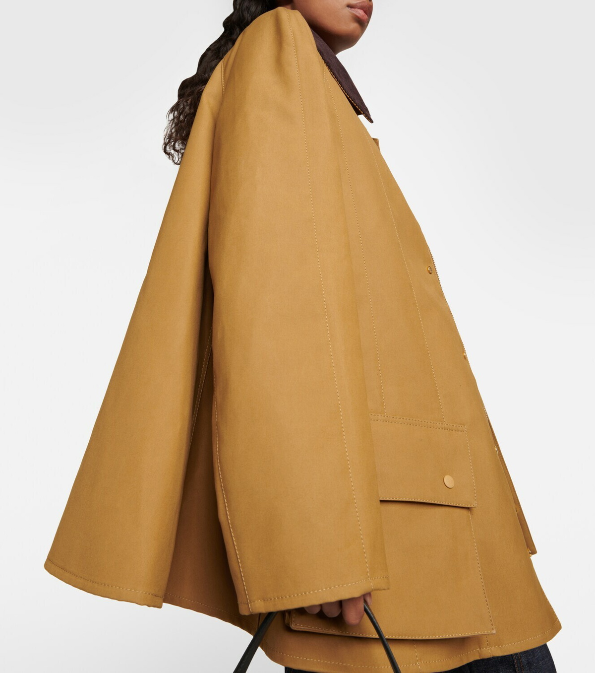 Loewe - Trapeze waxed cotton parka Loewe