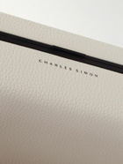 Charles Simon - Eaton Full-Grain Leather Three-Piece Travel Watch Case