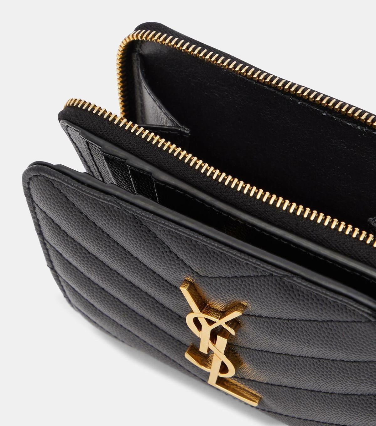 Saint Laurent Cassandre matelassé leather wallet Saint Laurent