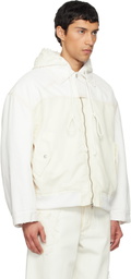 Song for the Mute Off-White TKL Edition Faded Denim Jacket